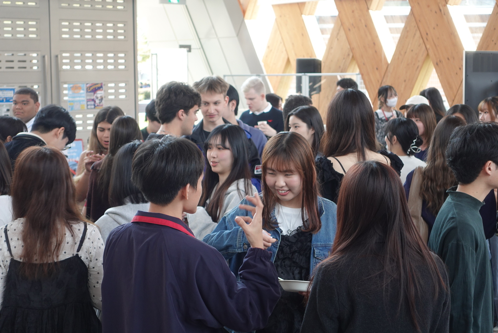留学生歓迎イベントの様子